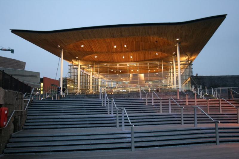 The Welsh Parliament building, The Sennedd